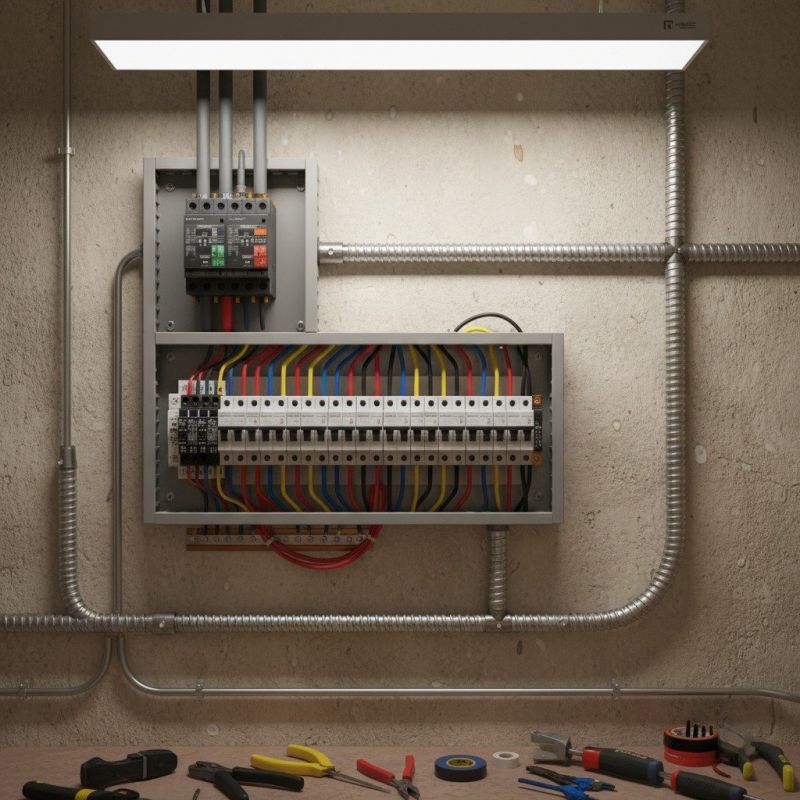 Electrical Panel Installation detail